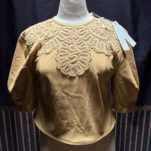 Upcycled genuine Jonathan Simkhai top sz 0